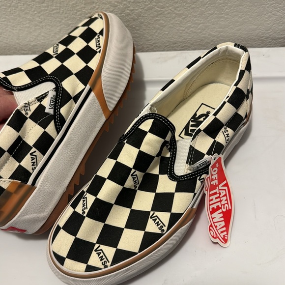 VANS Era Stacked Checkered Platform Slip On • RARE! - Picture 5 of 8